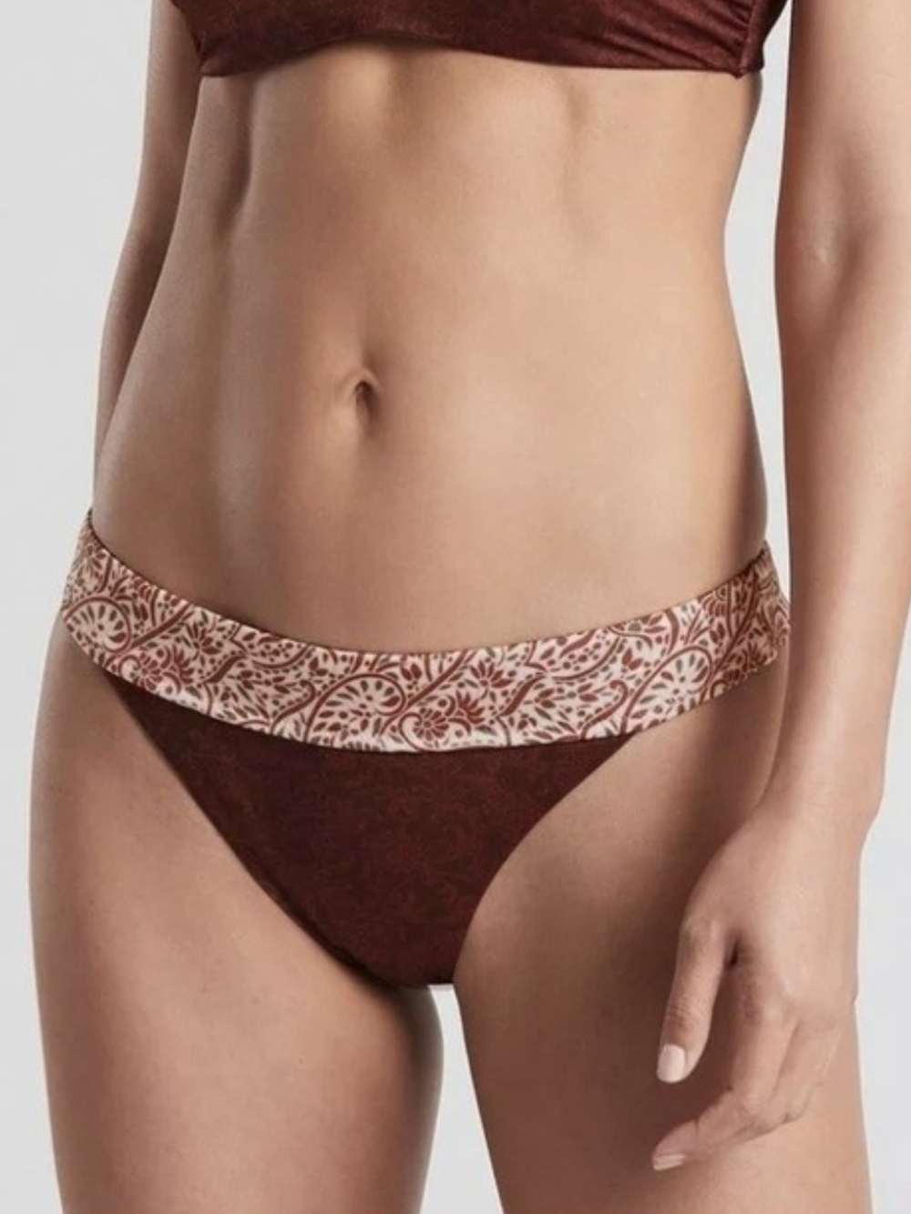 New! Athleta Aqualuxe Bohemian Swim Bikini Bottom
